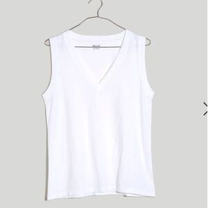 NWT Madewell whisper cotton V-neck tank
